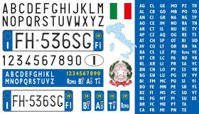 L’elenco delle sigle delle province italiane presenti sulla targa delle auto