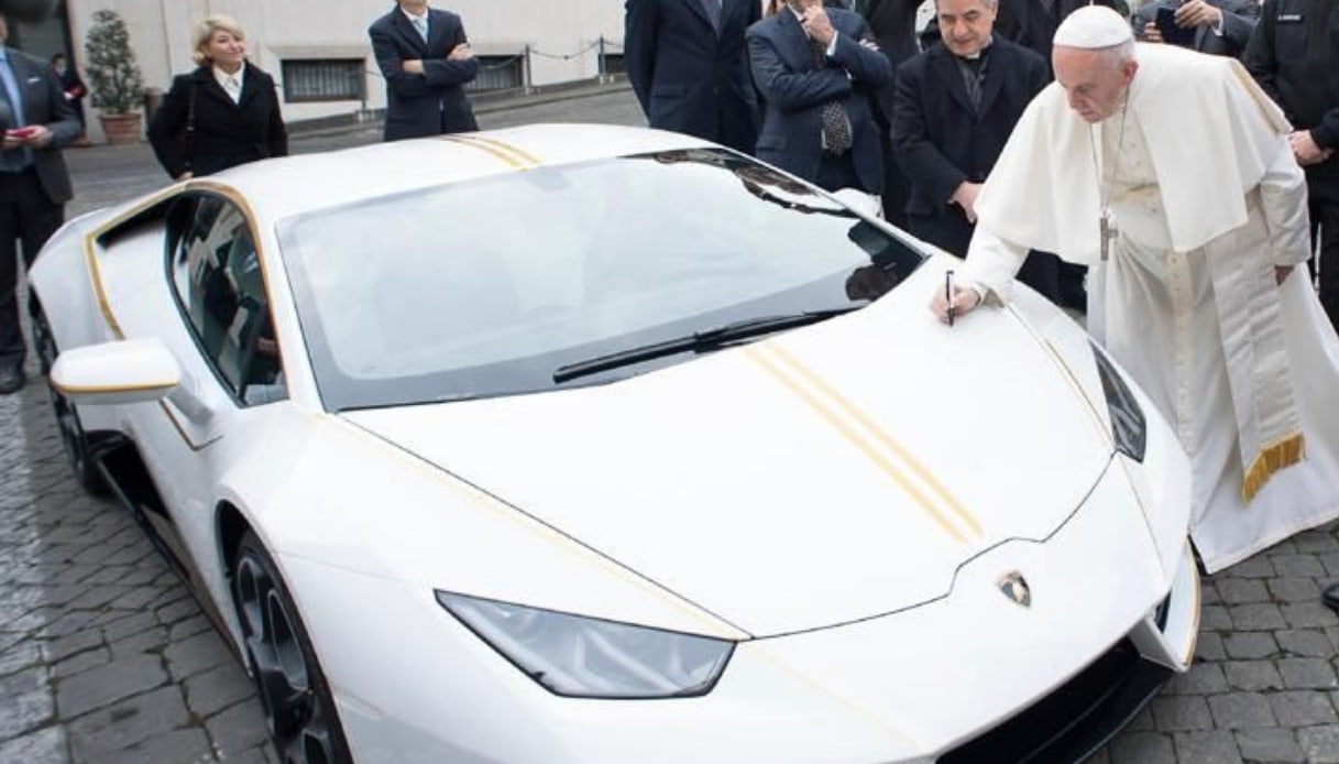 lamborghini papa francesco