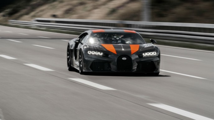 La Bugatti Chiron dei record può raggiungere una velocità mai vista