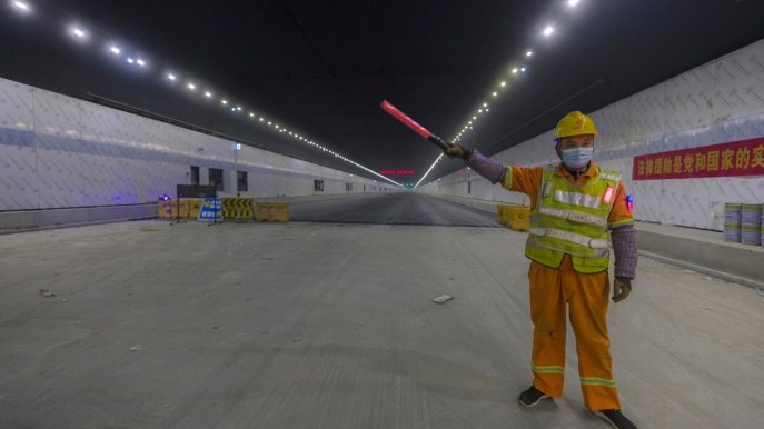 Il tunnel subacqueo sottomarino più lungo al mondo, record della Cina