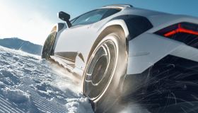 La nuova Lamborghini Huracan Sterrato protagonista sulla neve