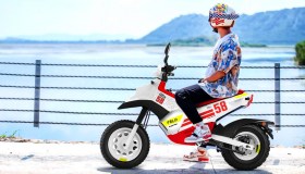 Felo e la moto omaggio a Simoncelli a EICMA 2023