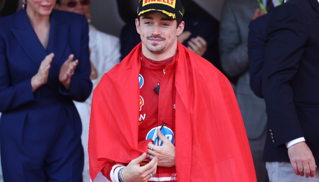 Charles Leclerc - (Scuderia Ferrari) podio Monaco 2024