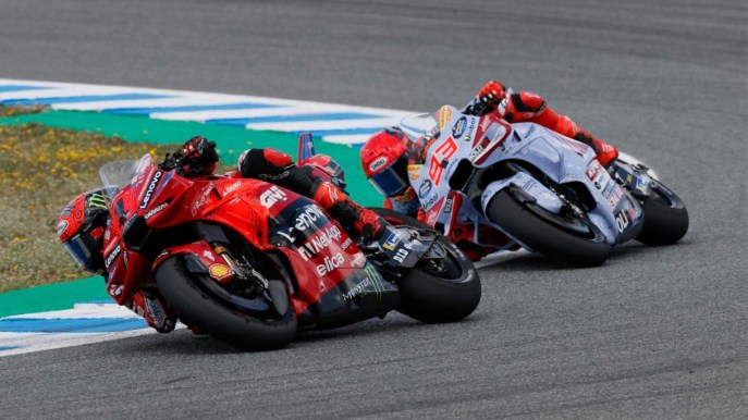 MotoGP, a Le Mans va in scena lo scontro Bagnaia-Marquez