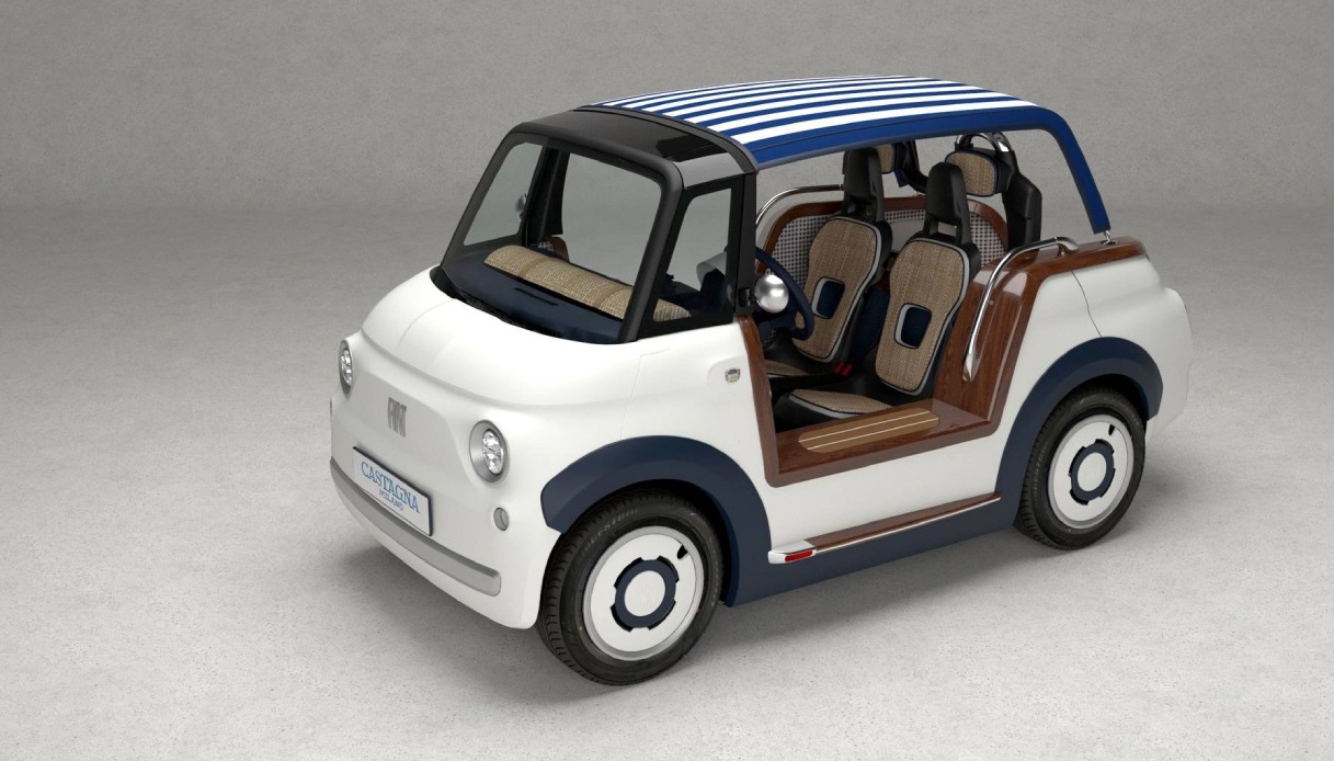 La Fiat Topolino di Castagna Milano è acquistabile anche con degli optional